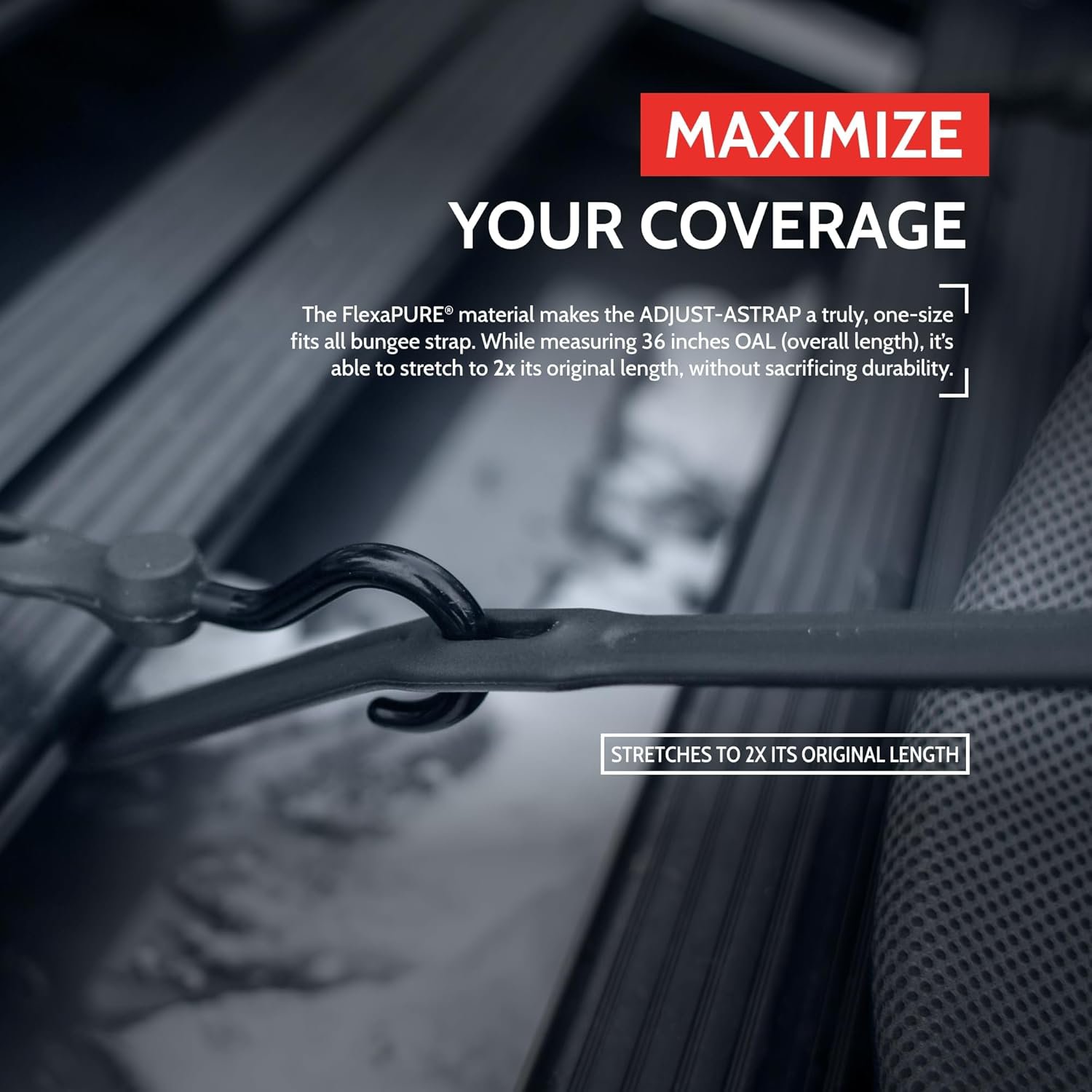 The Perfect Bungee 36 in Adjustable Bungee Straps 2-Pack - view number 8