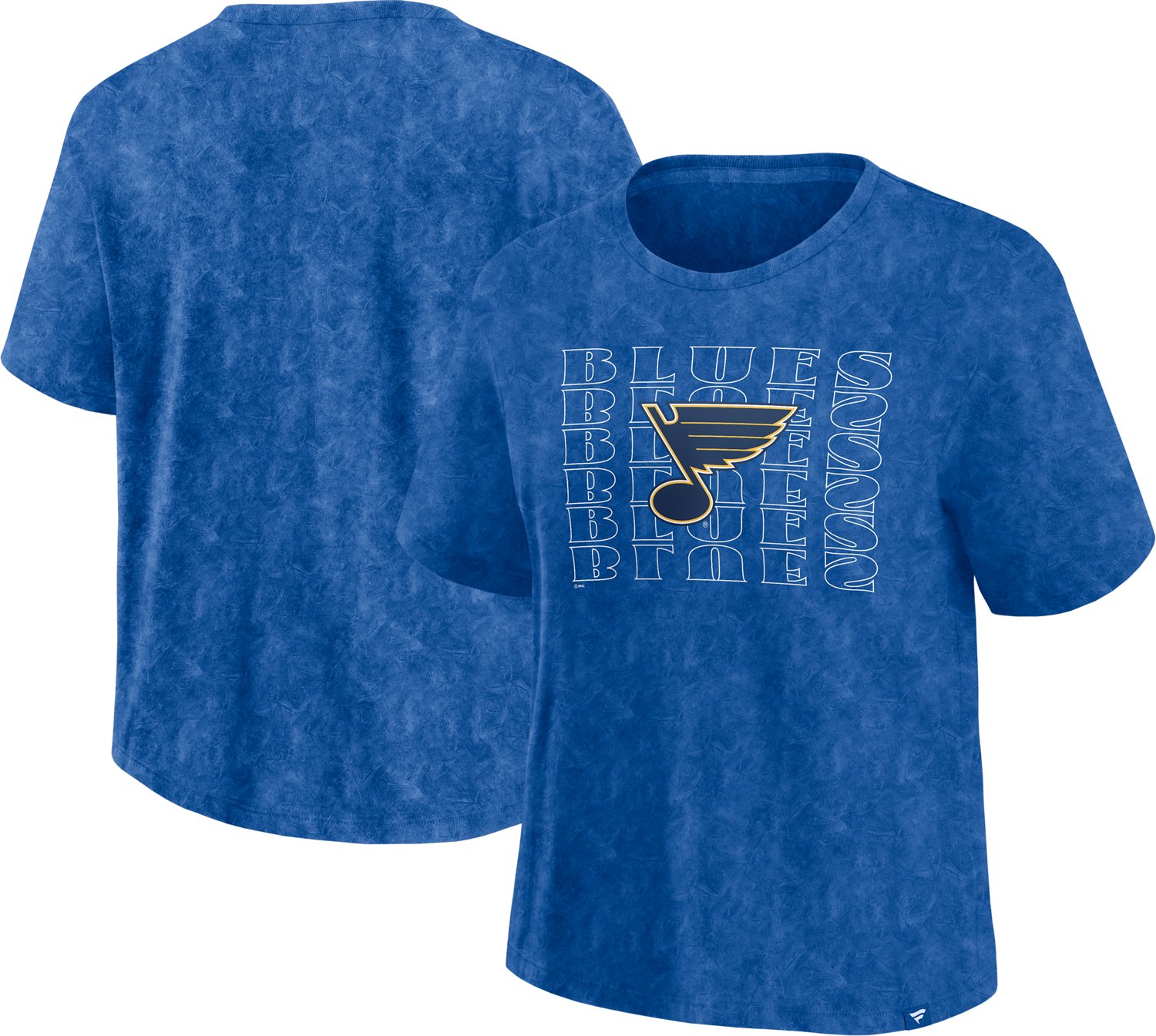 Fanatics Women's Blues Faded T-shirt - view number 3