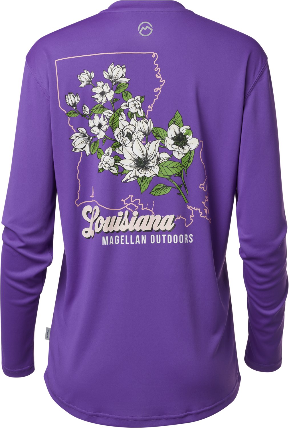 Magellan Outdoors Women's Local State Louisiana Graphic Crew Long Sleeve T-shirt