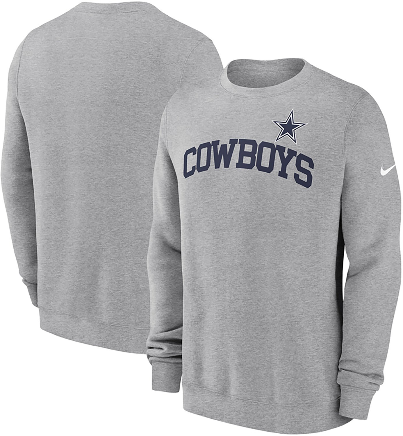 Nike Men's Dallas Cowboys Club Crew Sweatshirt                                                                                  