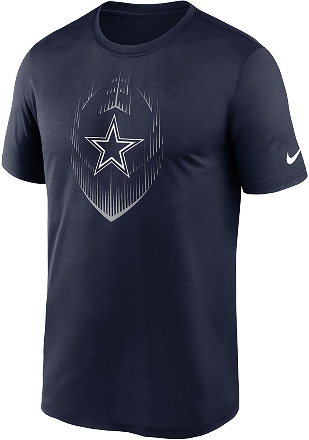 Nike Men's Dallas Cowboys Icon Legend Short Sleeve T-shirt - view number 2