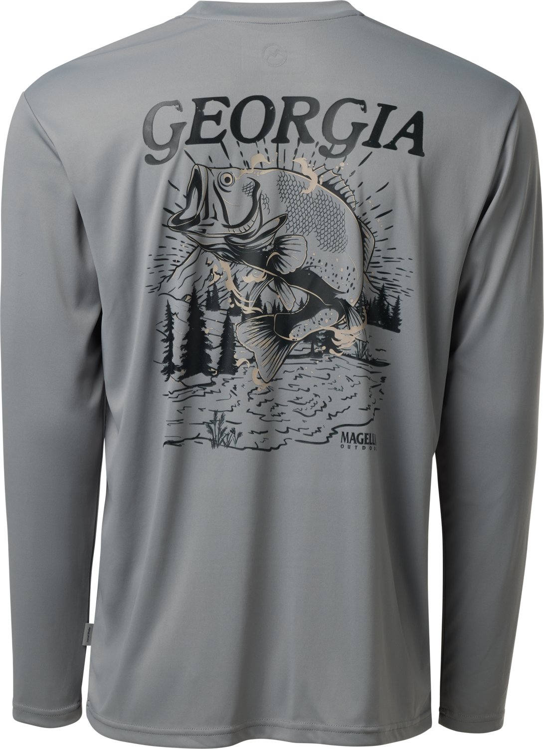Magellan Outdoors Men’s Local State Georgia Long Sleeve Graphic T-shirt - view number 3