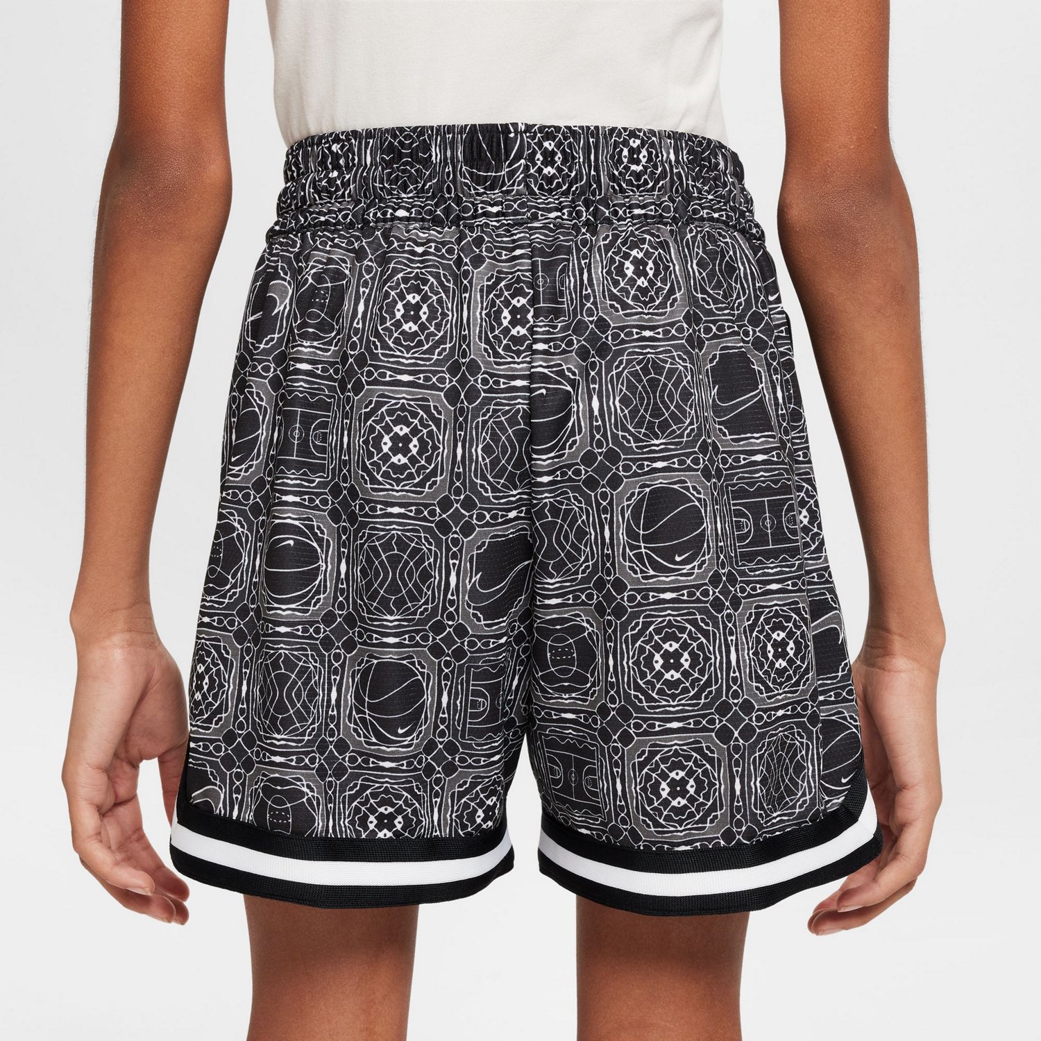 Nike Boys' Dri-FIT DNA AOP Shorts 5