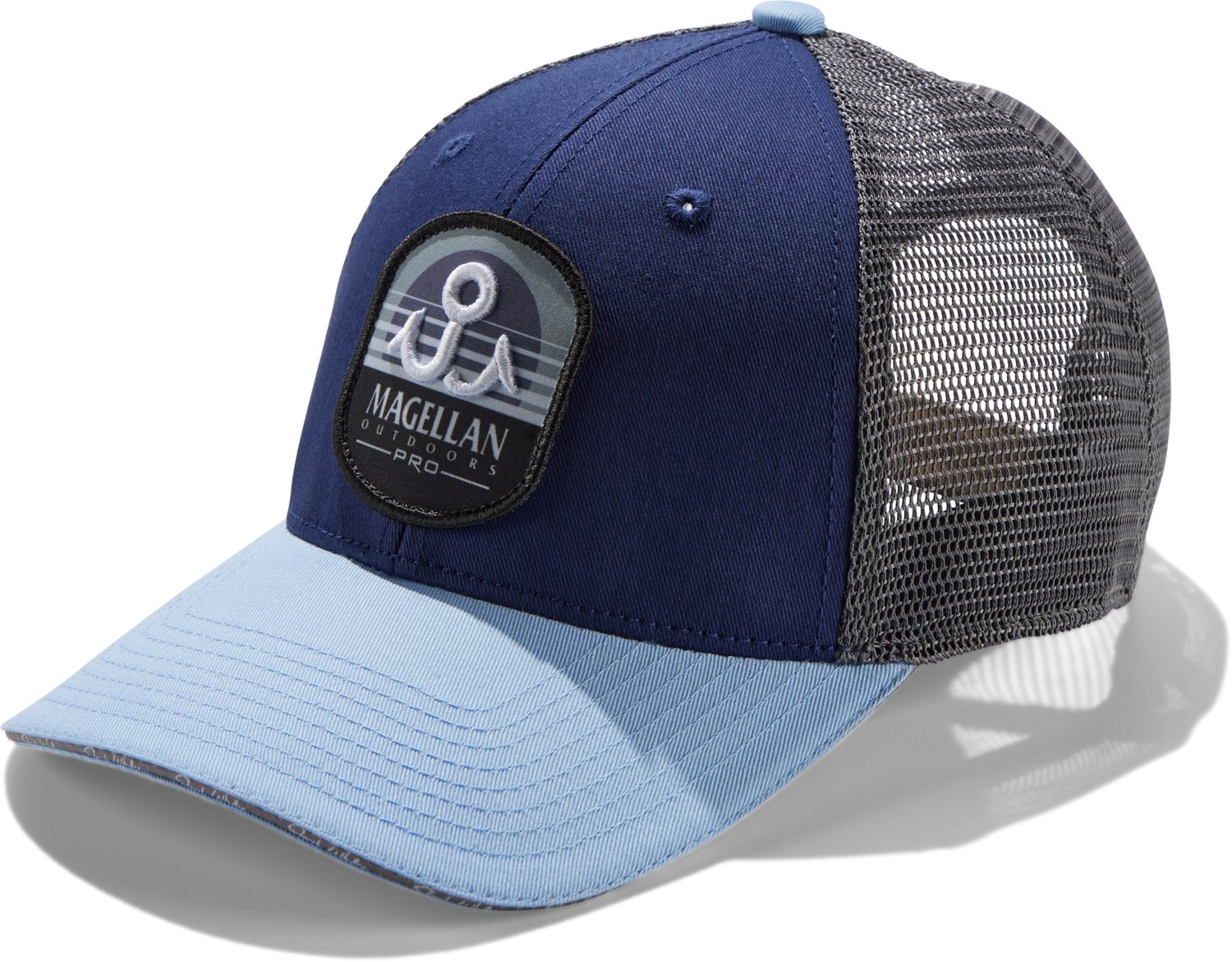 Magellan Outdoors Men's Jacob Wheeler Colorblock Trucker Hat                                                                     - view number 1