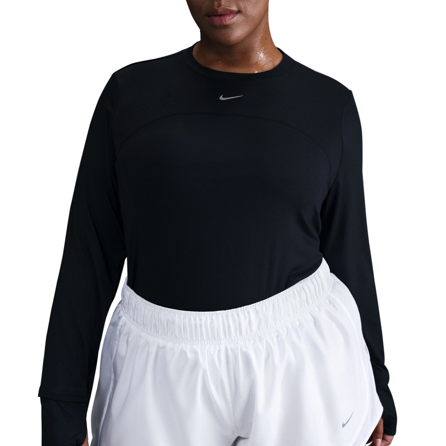 Nike Women's Tempo Dri-FIT Mid Rise Plus Size Running Shorts 3 in - view number 2