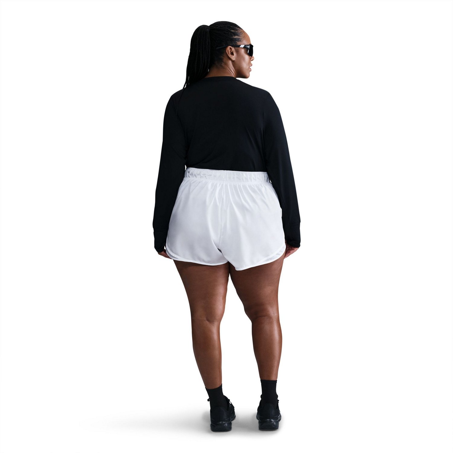 Nike Women's Tempo Dri-FIT Mid Rise Plus Size Running Shorts 3 in - view number 5