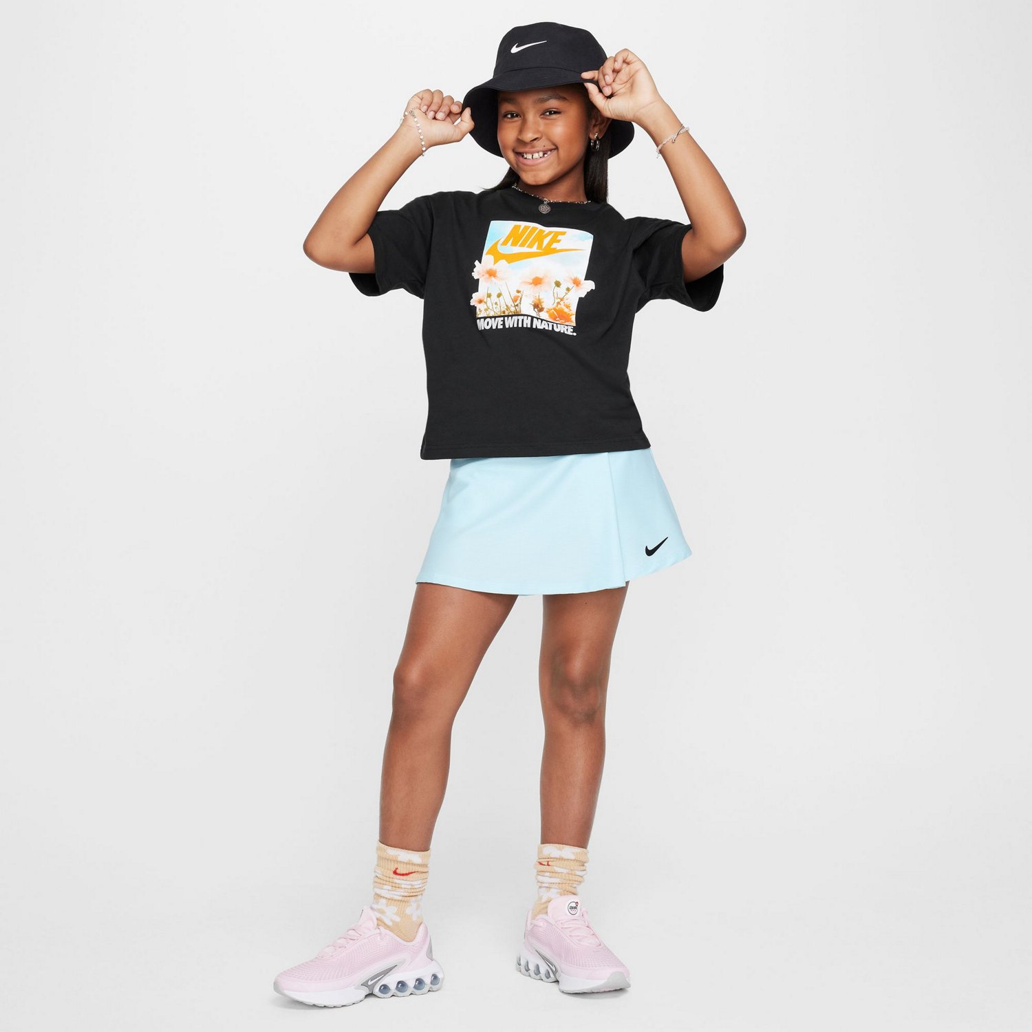 Nike Girls' Sportswear Photo T-shirt - view number 4