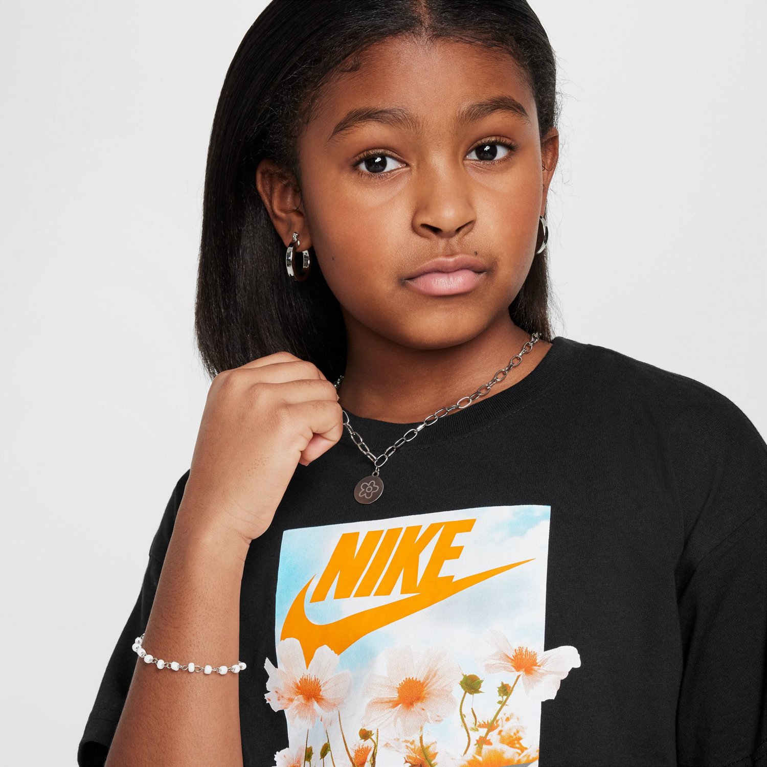 Nike Girls' Sportswear Photo T-shirt - view number 2