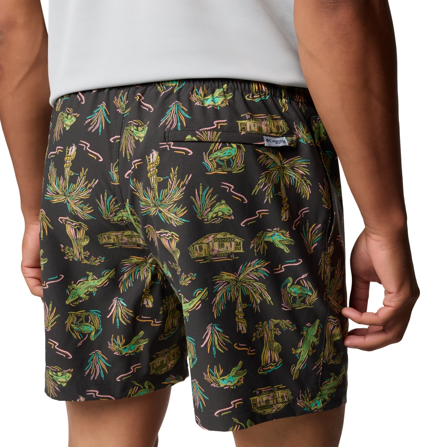 Columbia Sportswear Men's PFG Rambler Printed Water Shorts 6 in - view number 3