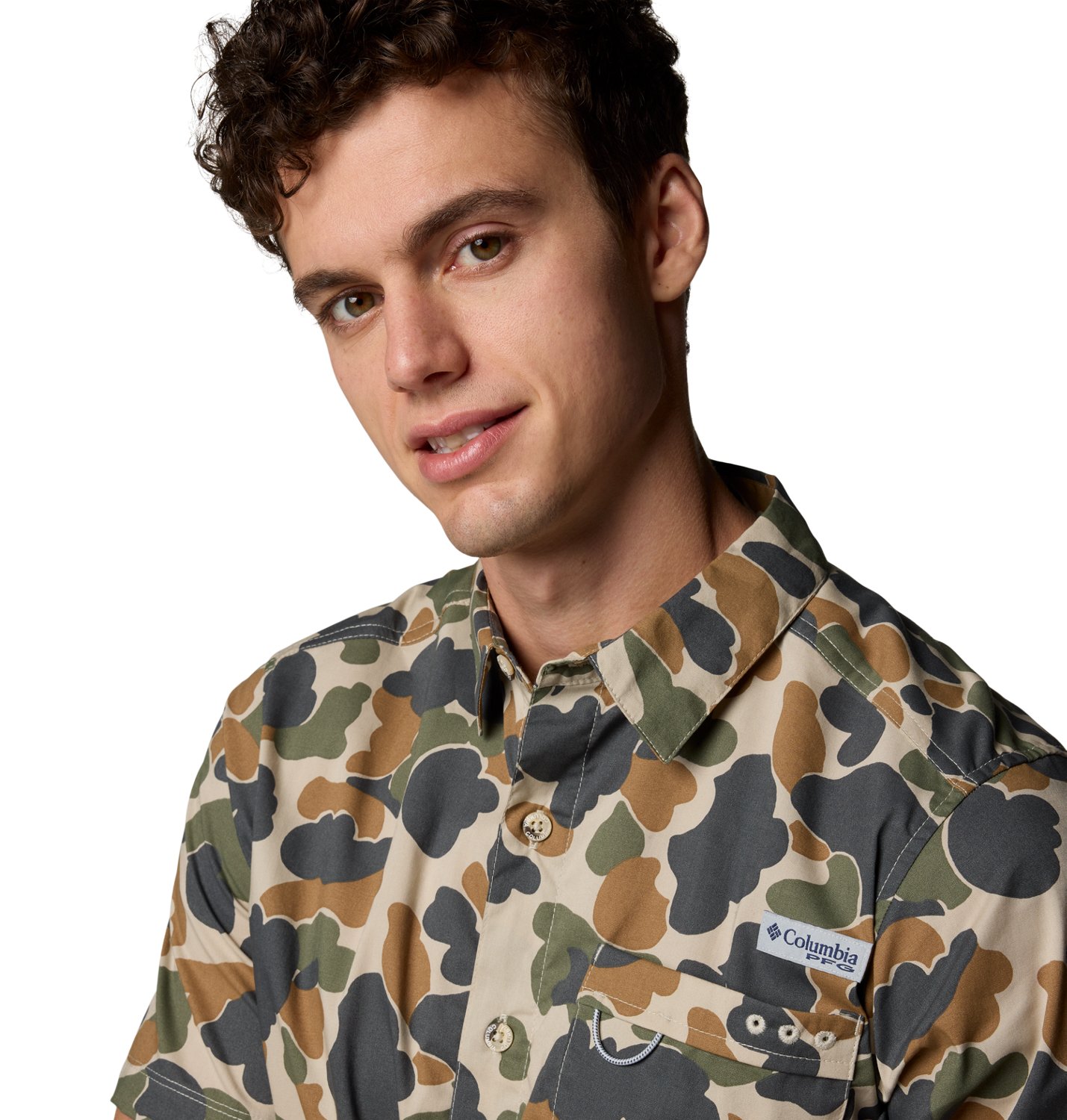 Columbia Sportswear Men's Wild Cast Camp Button Down Shirt                                                                       - view number 3
