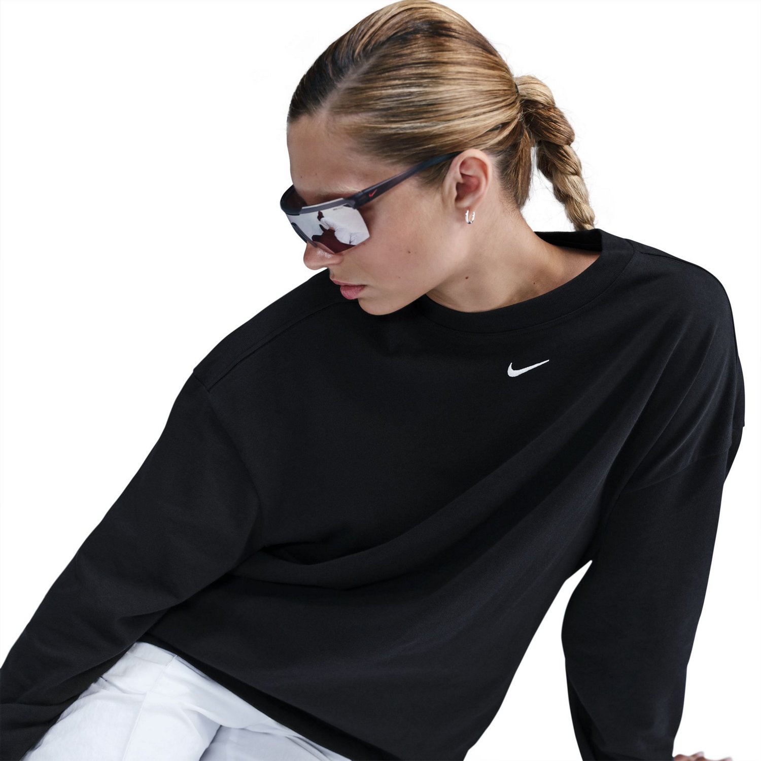 Nike Women's Sportswear Essential Oversize Long Sleeve T-shirt                                                                   - view number 2