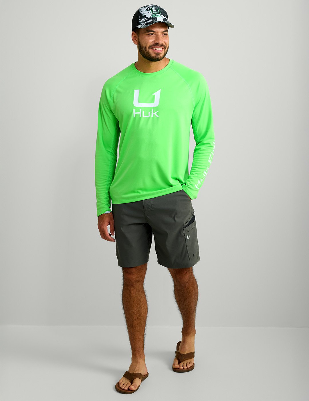Huk Men's Icon LS Crew - view number 3