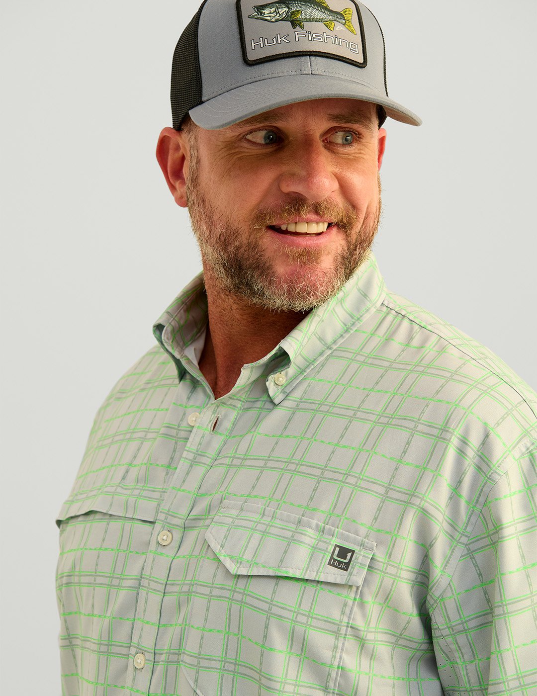 Huk Men's Tide Point Printed Short Sleeve Shirt - view number 6