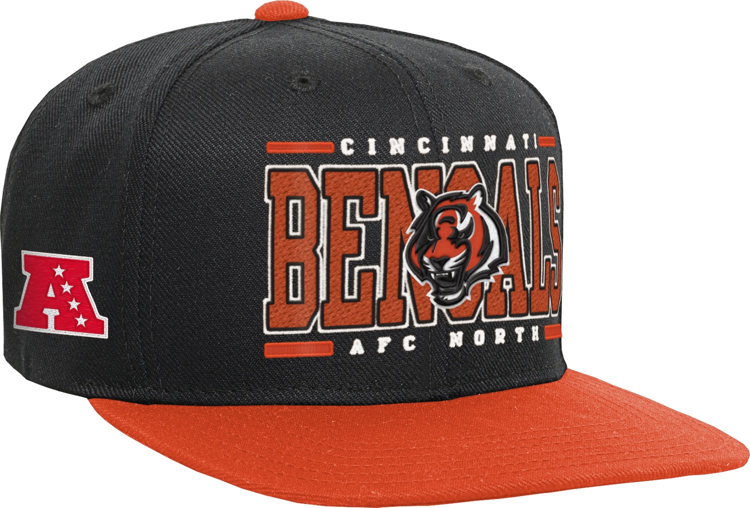 Outerstuff Boys' Cincinnati Bengals Retro Deadstock Snapback Cap - view number 4