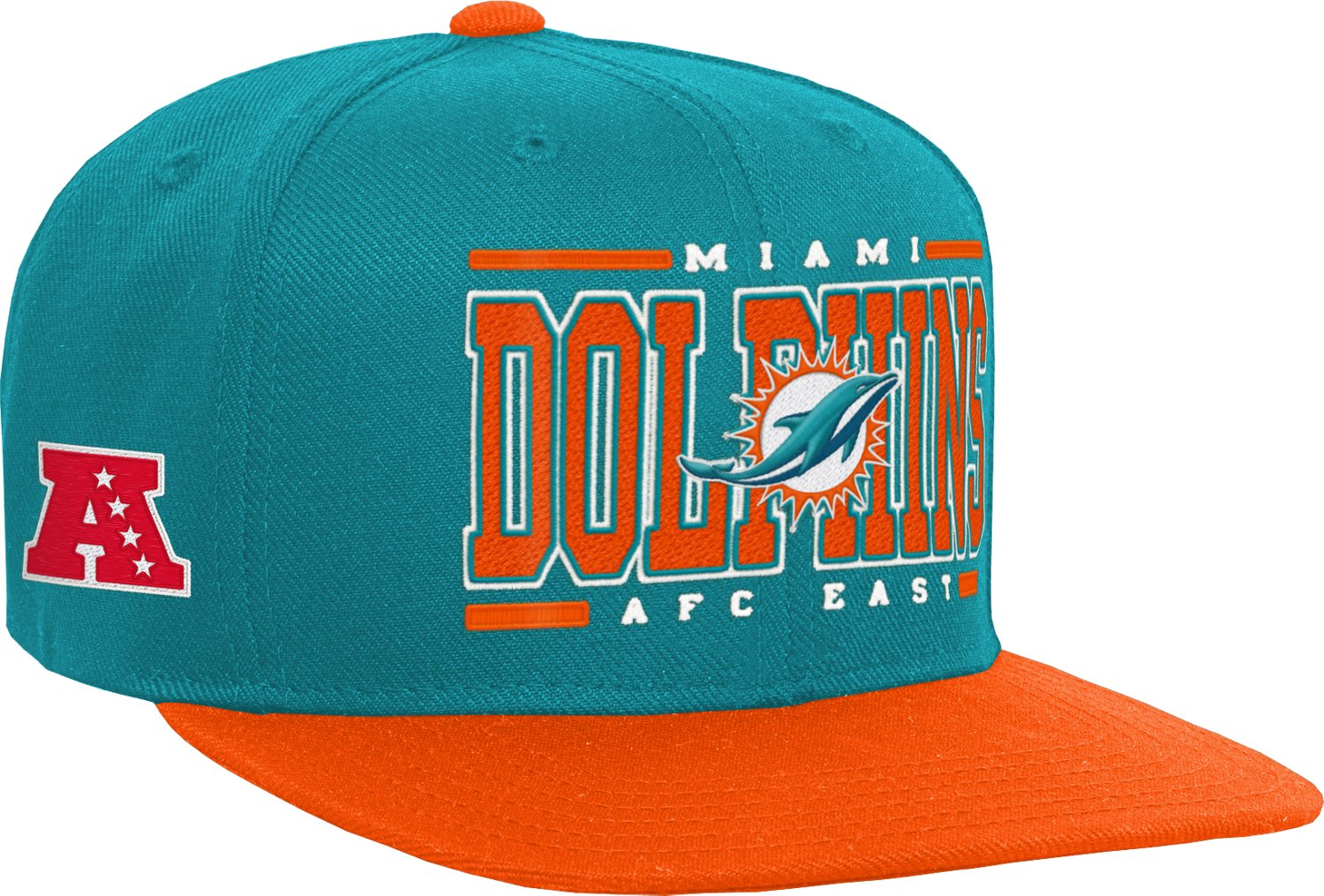 Outerstuff Boys' Miami Dolphins Retro Deadstock Snapback Cap - view number 4
