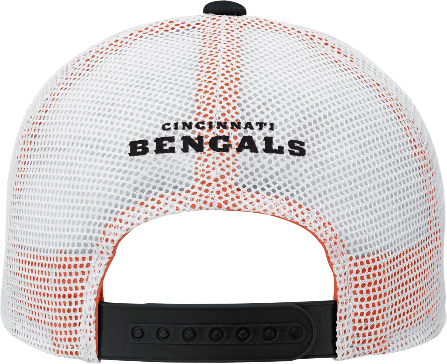Outerstuff Boys' Cincinnati Bengals Core Lockup Mesh Back Adjustable Cap - view number 4