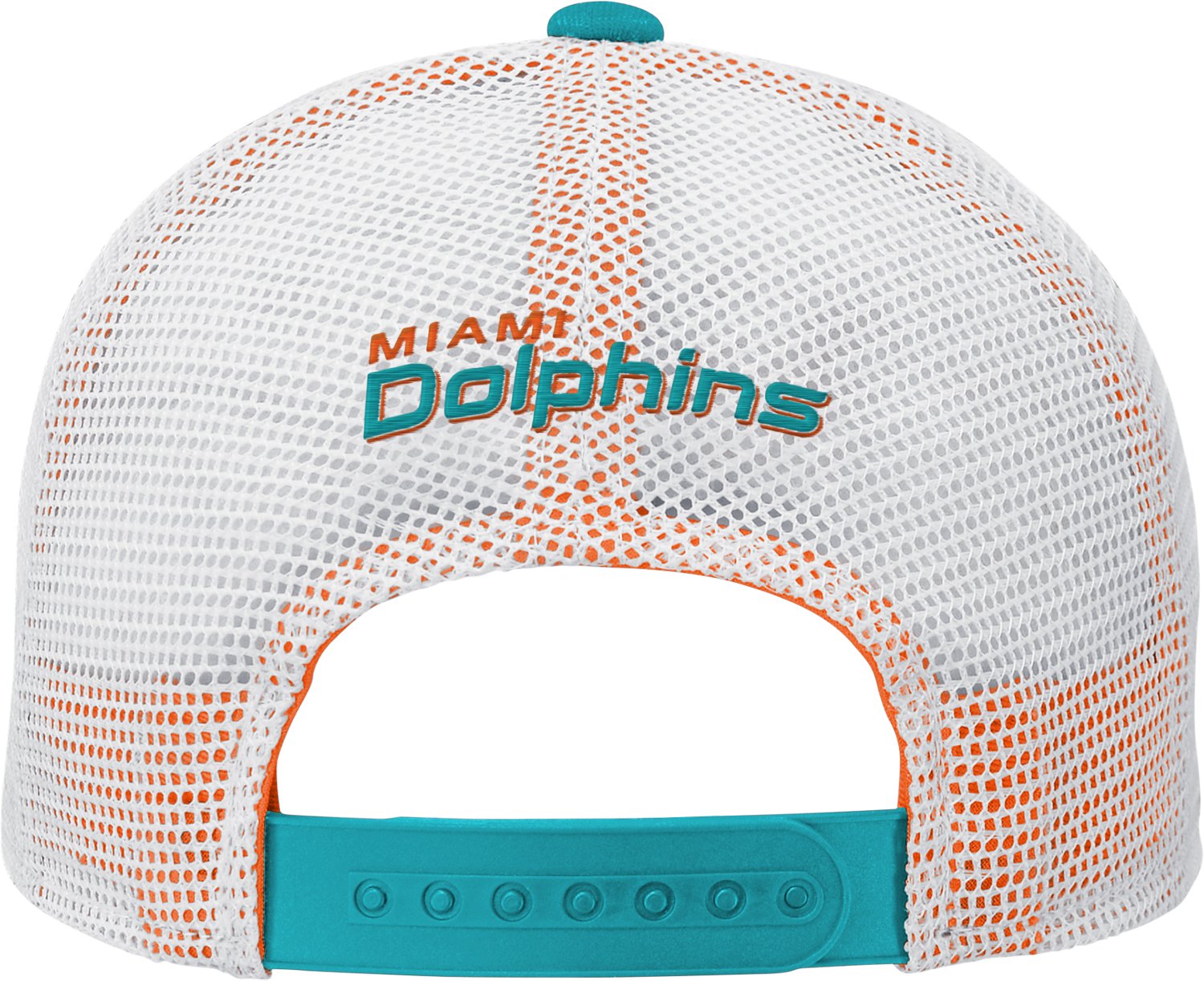 Outerstuff Boys' Miami Dolphins Core Lockup Mesh Back Adjustable Cap                                                             - view number 4