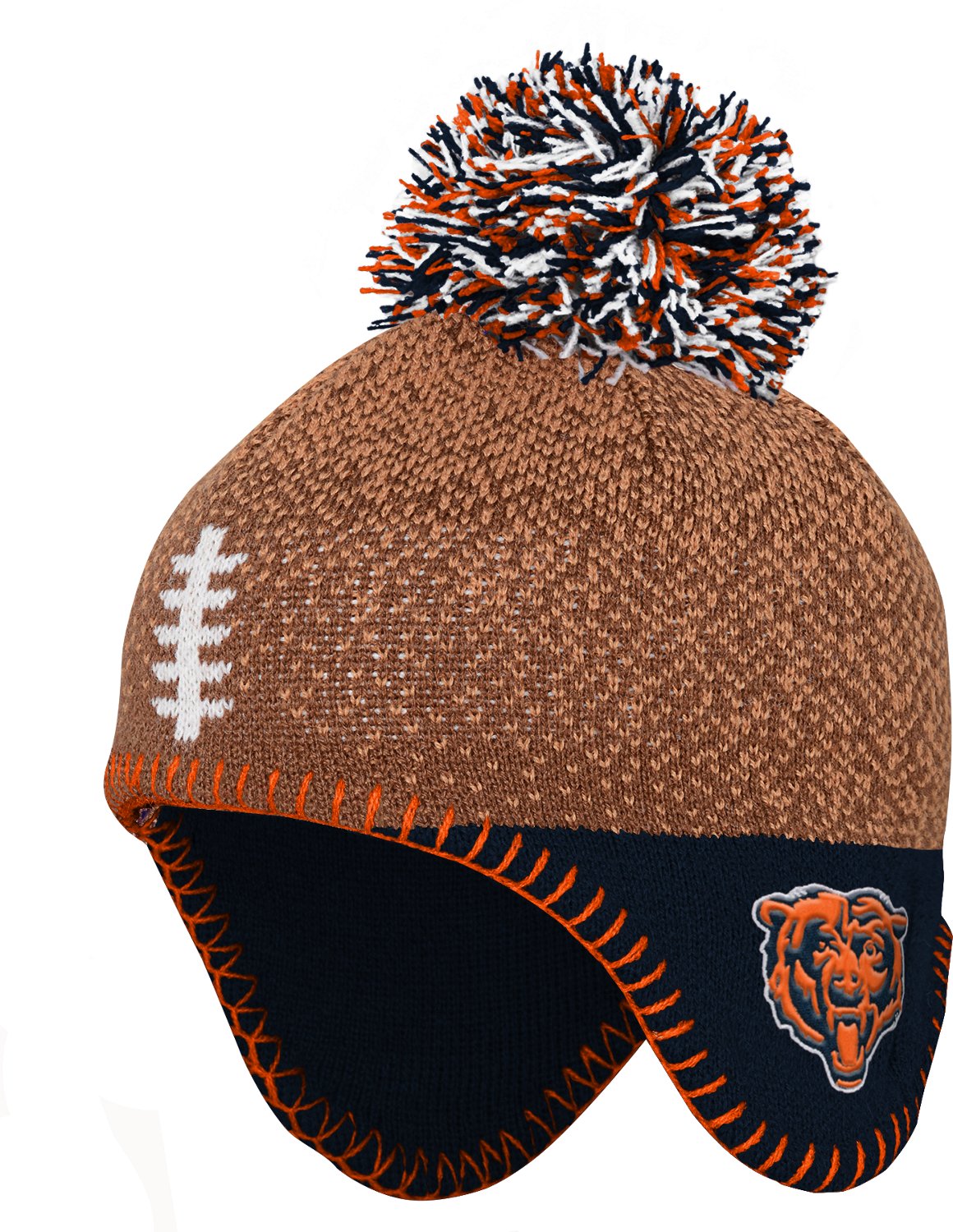 Outerstuff Infants' Bears Football Head Knit Hat