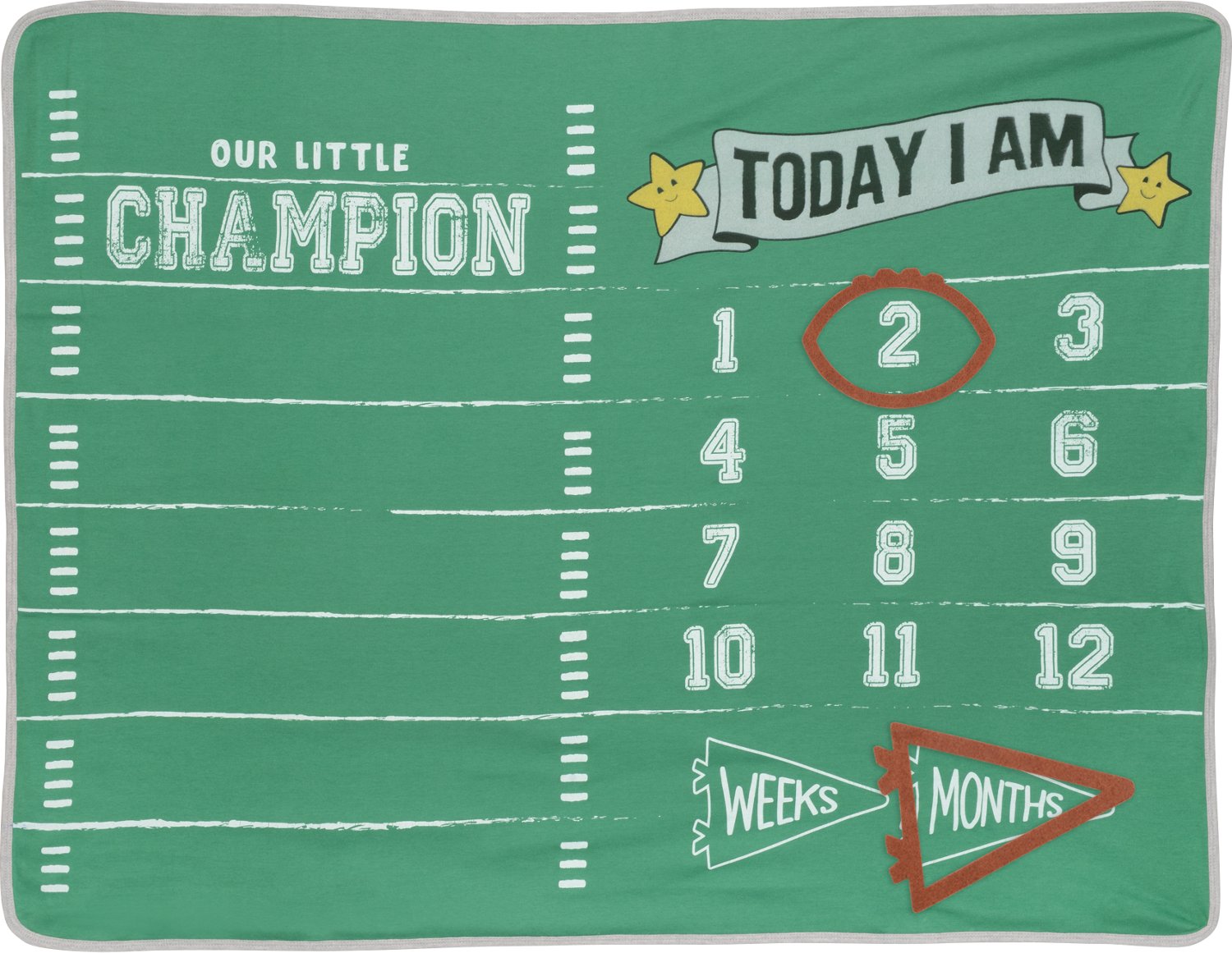 Outerstuff Infants' Chicago Bears #1 Draft Pick 2-Piece Creeper and Blanket Set                                                  - view number 5