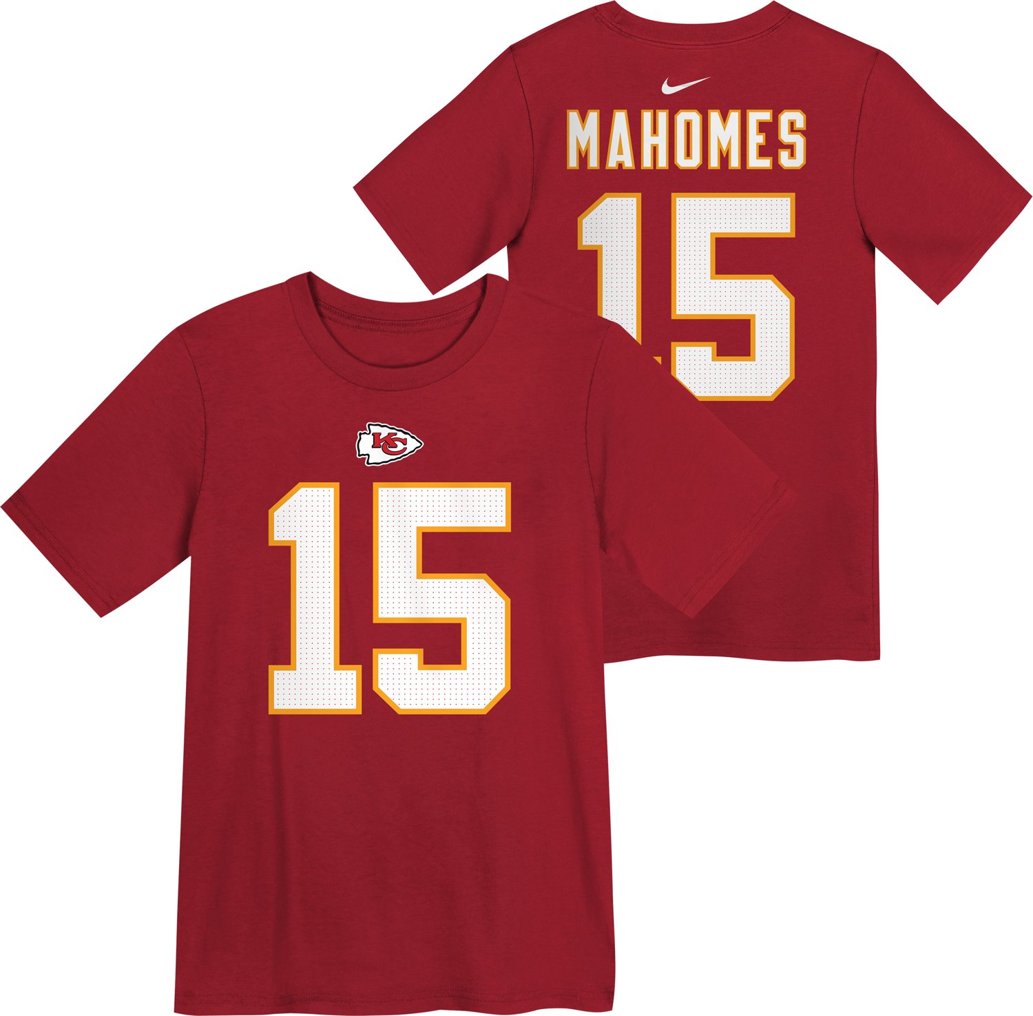 Nike Boys' 4-7 Chiefs Mahomes Fuse Name and Number SS Tee