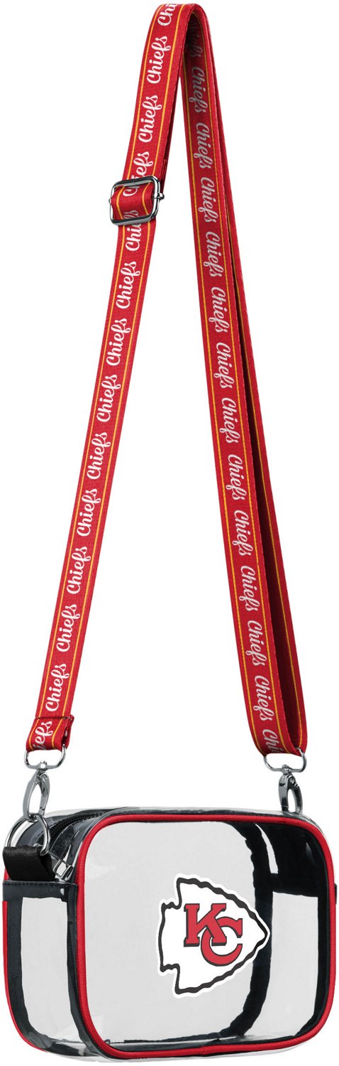 FOCO Kansas City Chiefs Clear Team Stripe Cursive Camera Bag - view number 2