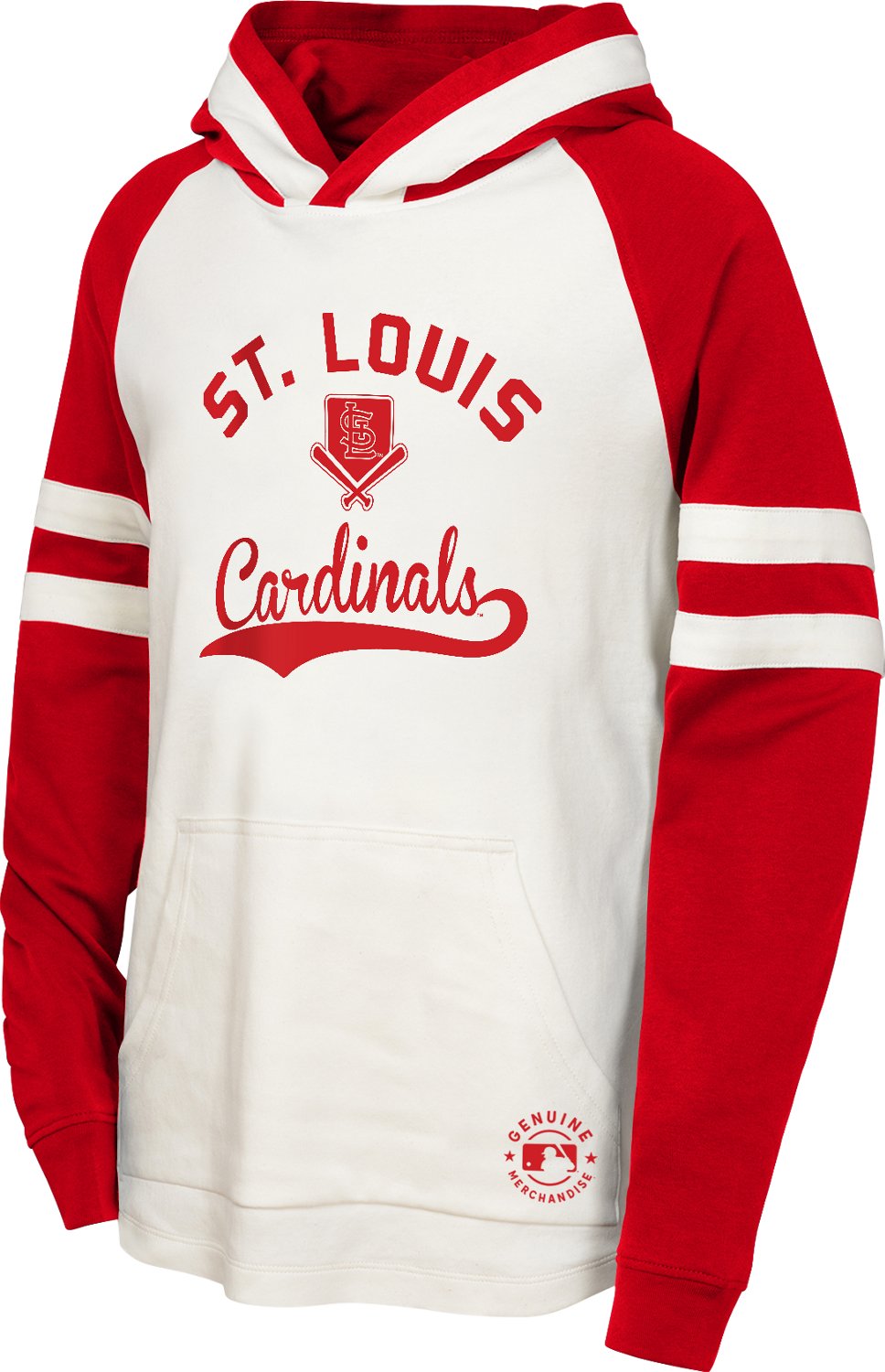 Outerstuff Kids' St. Louis Cardinals Knuckleball Colorblock Hoodie - view number 2
