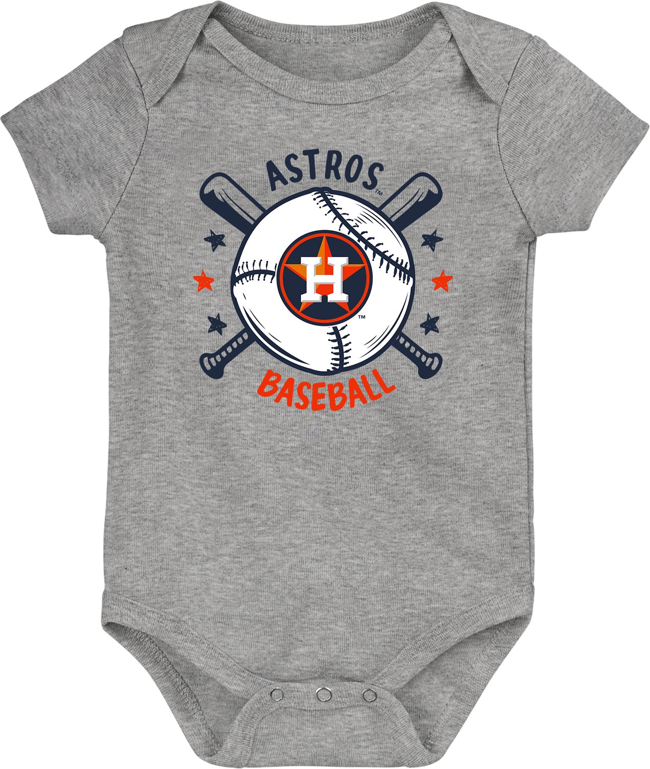 Outerstuff Infants' Houston Astros Batter Up Creepers 3-Pack - view number 3