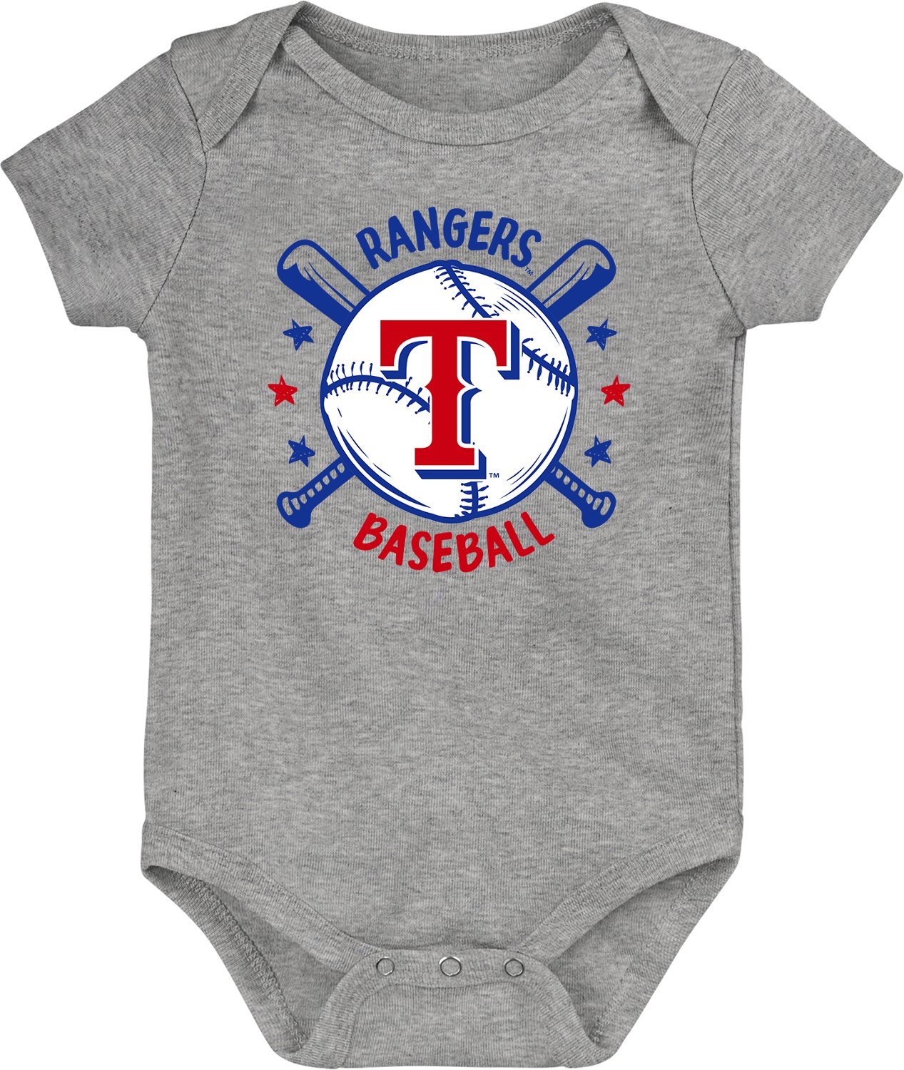 Outerstuff Infants' Texas Rangers Batter Up Creepers 3-Pack - view number 3