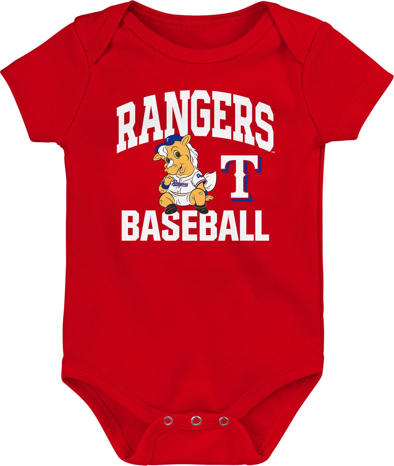 Outerstuff Infants' Texas Rangers Batter Up Creepers 3-Pack - view number 4