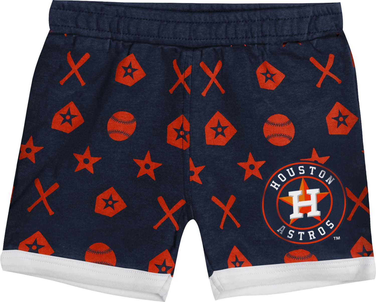 Outerstuff Infants' Houston Astros On Deck Diaper Cover Set                                                                      - view number 4