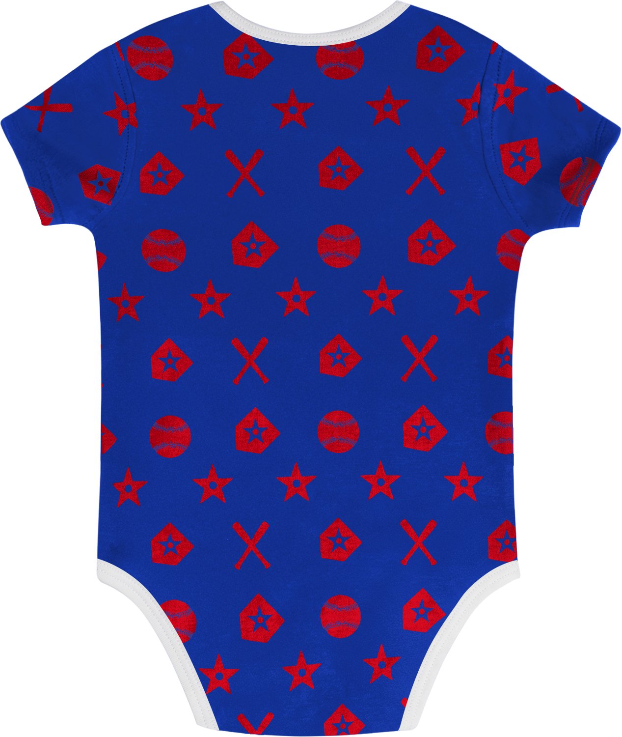 Outerstuff Infants' Texas Rangers On Deck Diaper Cover Set