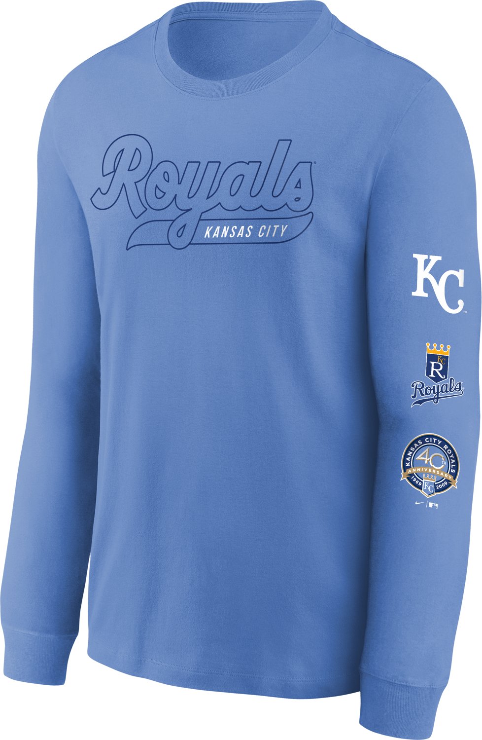 Nike Boys' Kansas City Royals Cooperstown Long Sleeve Graphic T-shirt  - view number 2