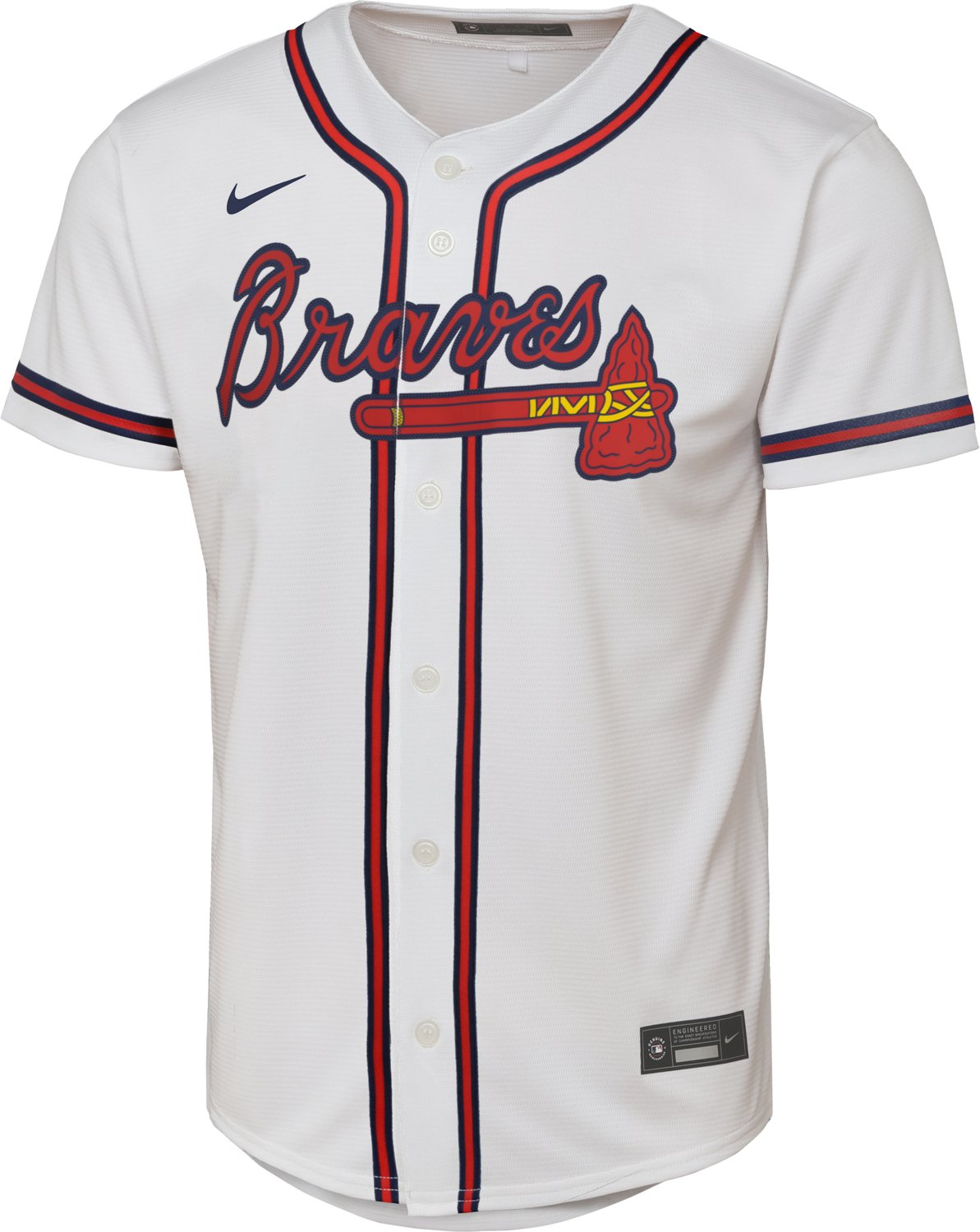 Nike Youth Atlanta Braves Home Replica 2.0 Jersey - view number 2