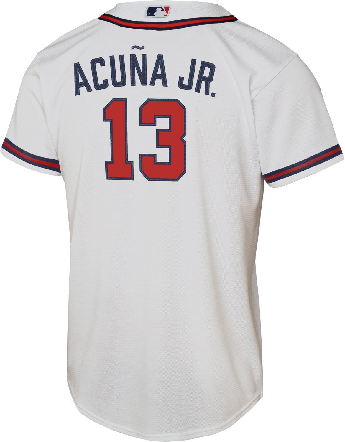 Nike Kids' Atlanta Braves Ronald Acuna Jr. Home Replica 2.0 Jersey - view number 3