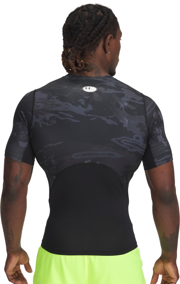Under Armour Men's HeatGear® Printed Short Sleeve T-shirt                                                                       - view number 2
