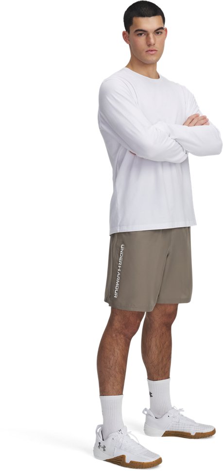 Under Armour Men's Woven Wordmark Shorts 8.25 in                                                                                 - view number 3