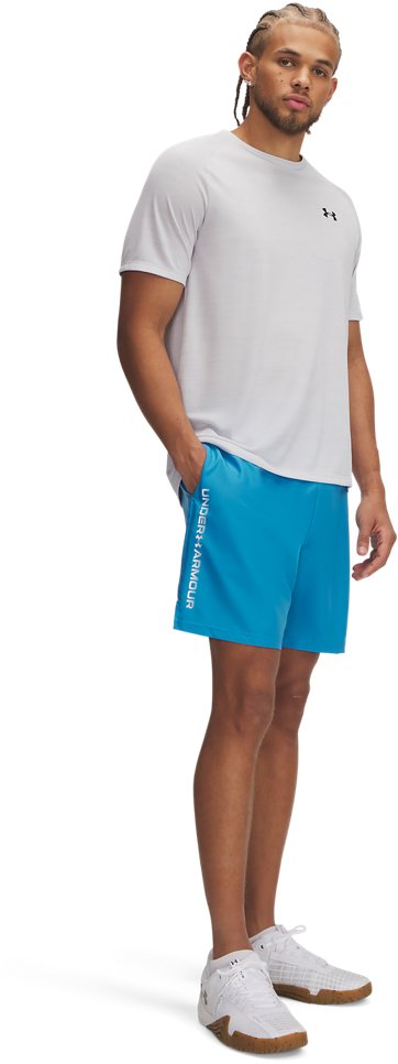 Under Armour Men's Woven Wordmark Shorts 8.25 in                                                                                 - view number 3