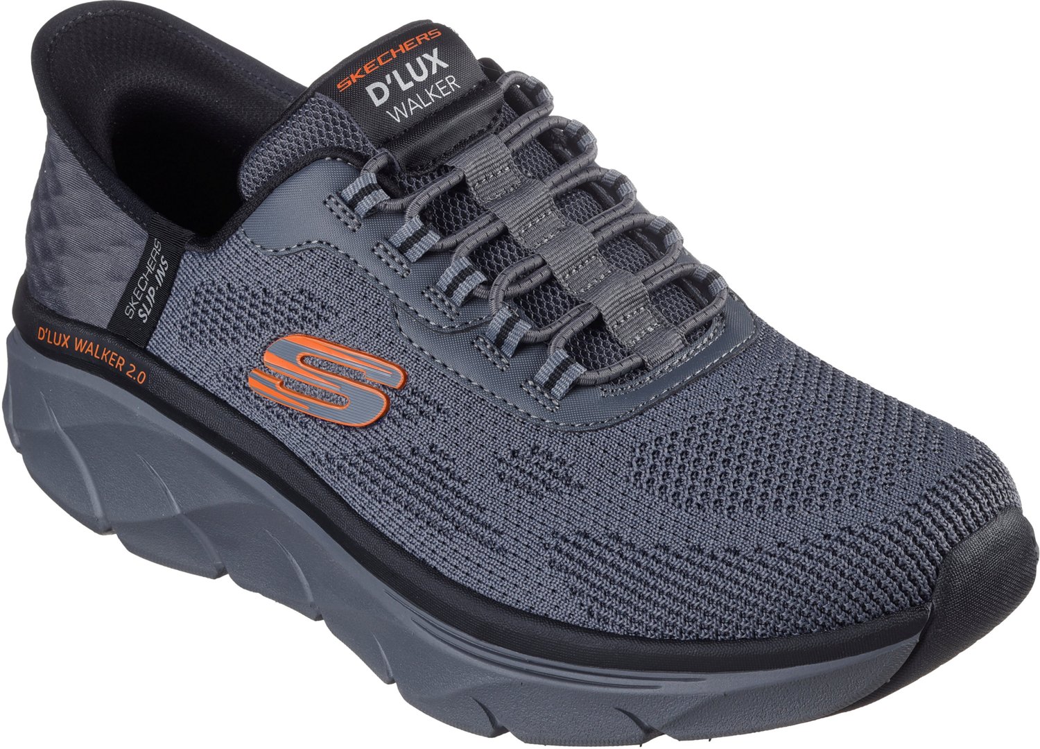 SKECHERS Men's D'Lux Walker 2.0 Rezinate Slip-In Relaxed Fit Shoes - view number 3