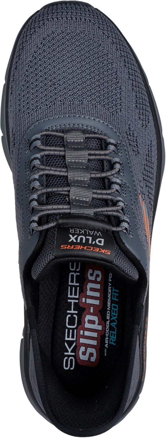 SKECHERS Men's D'Lux Walker 2.0 Rezinate Slip-In Relaxed Fit Shoes - view number 4