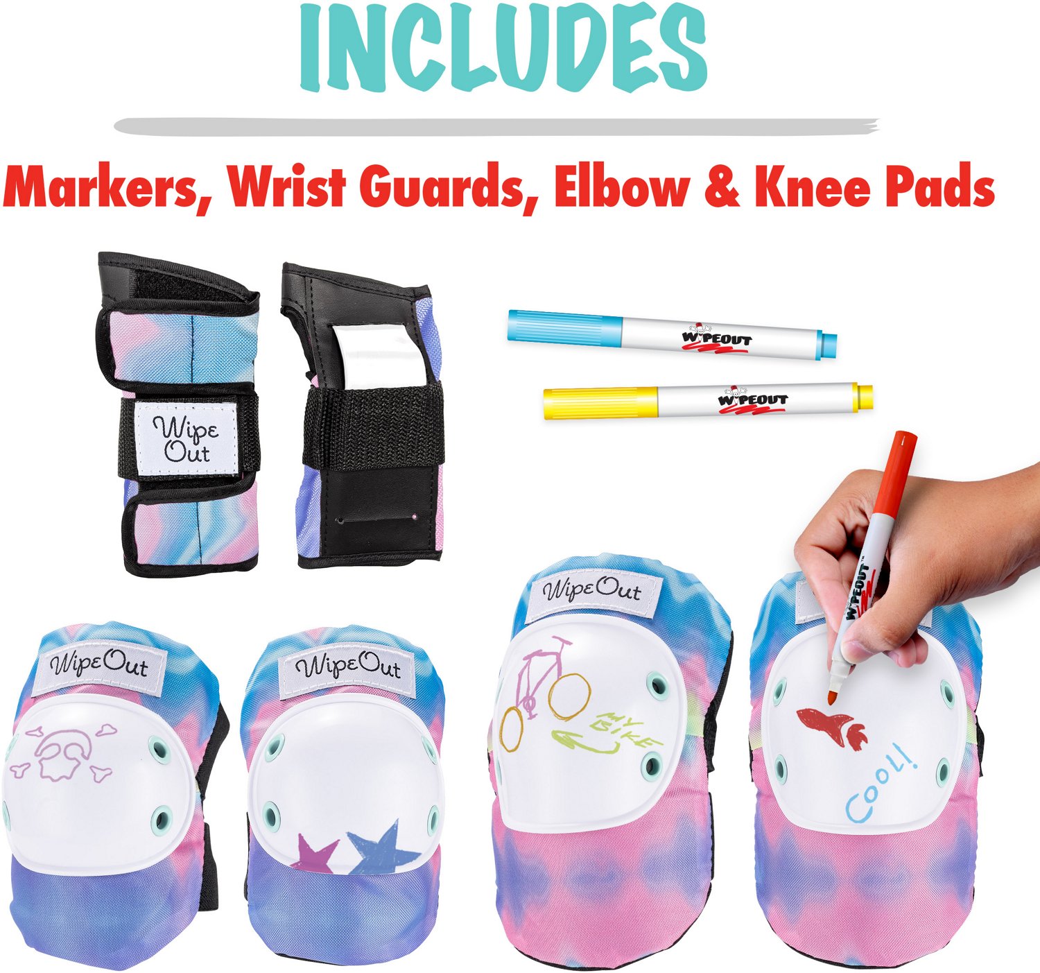 Wipeout Kids' Groovy Pad Set  - view number 2