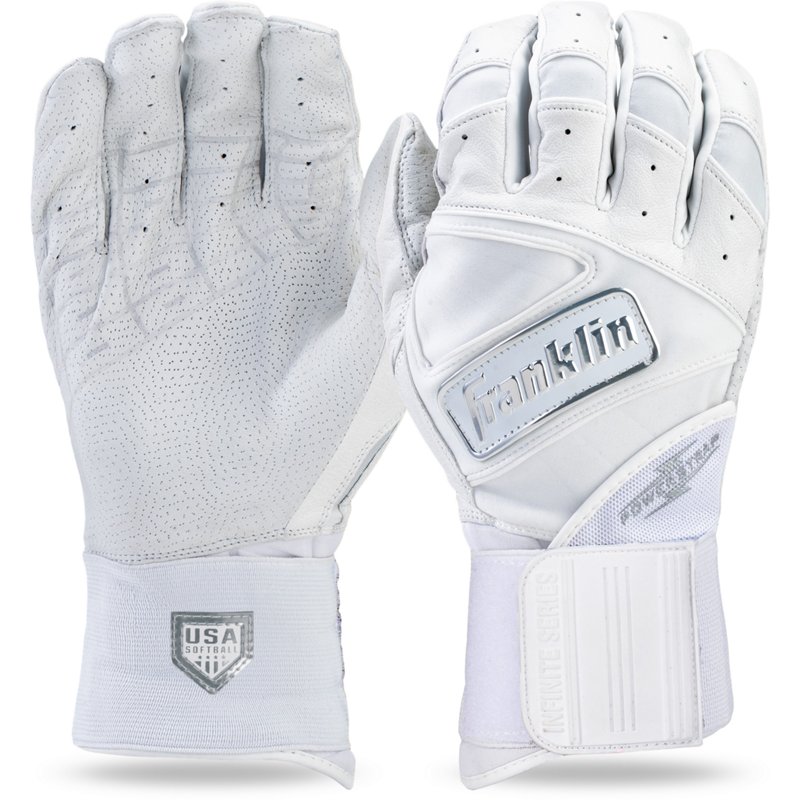 Franklin Women's Infinite Wrap Fastpitch Batting Gloves White, Medium - Batting Gloves at Academy Sports