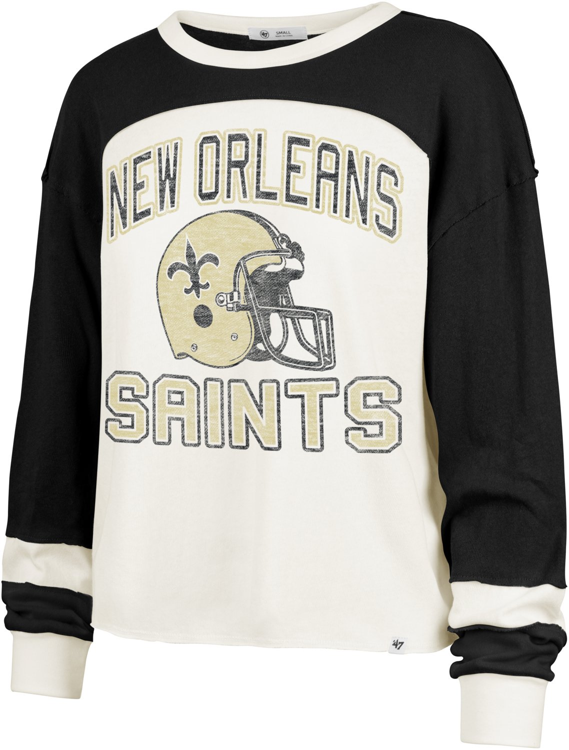 47 Women's Saints Double Header Curve Toni Long Sleeve T-shirt - view number 2