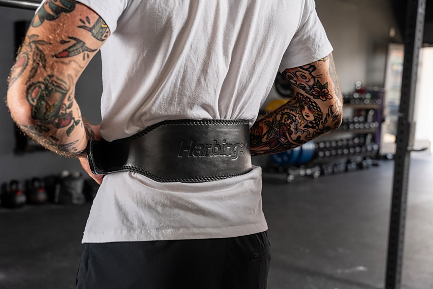 Harbinger 4.5 in Tapered Leather Belt - view number 6