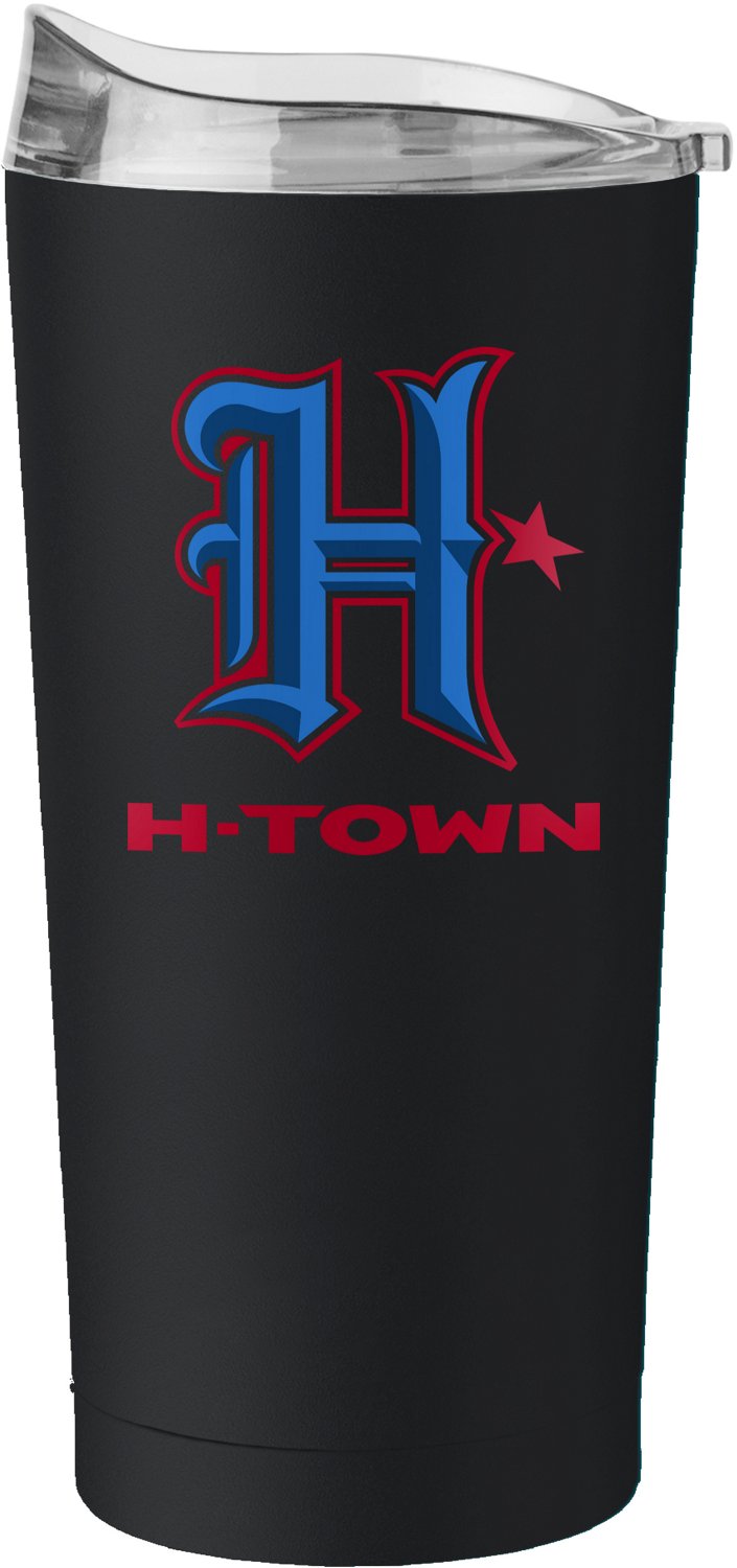 Logo Brands Texans 20 oz H Town Mini Powder Coat Tumbler