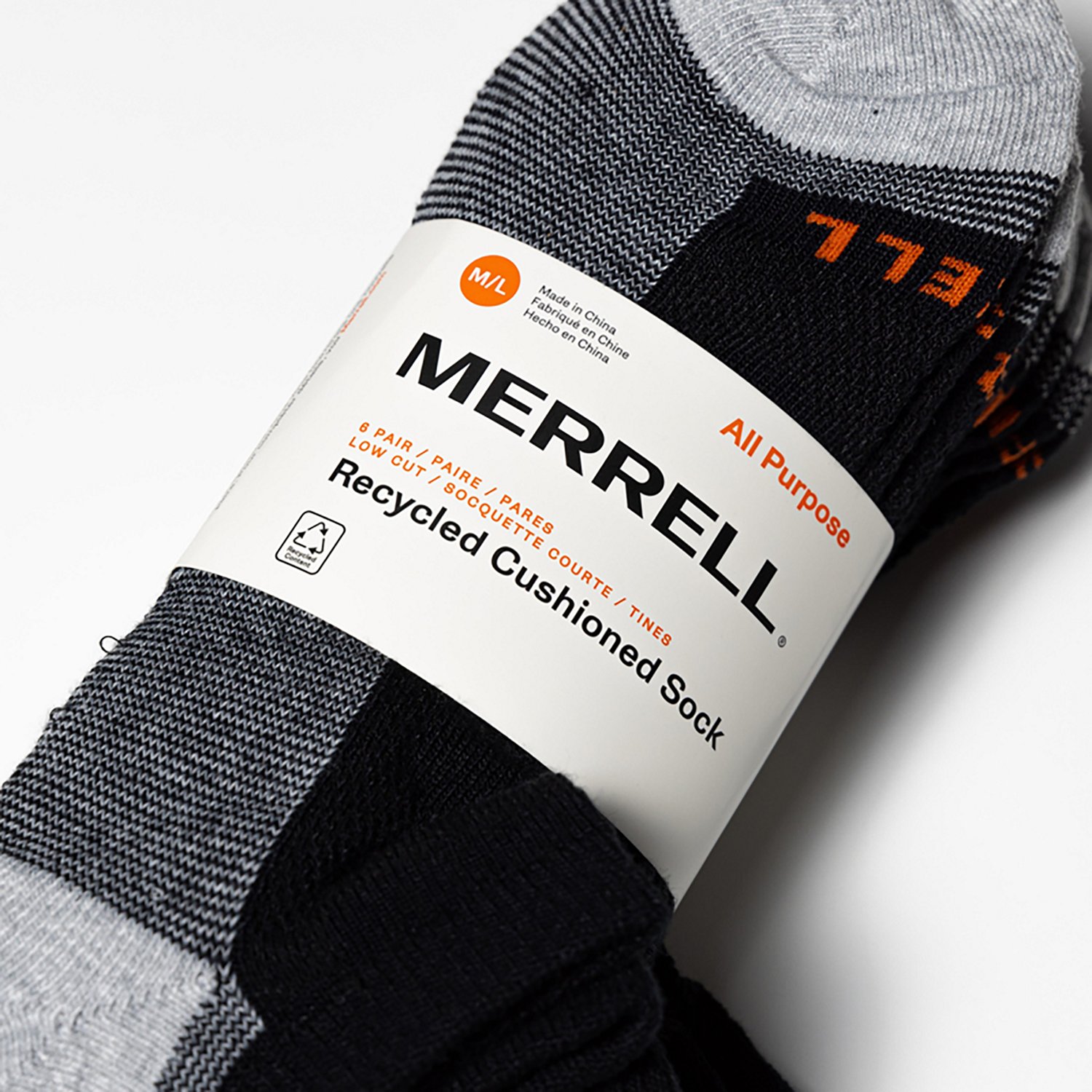 Merrell Outdoor Performance Everyday Cushion Low Cut Socks 6-Pack - view number 2