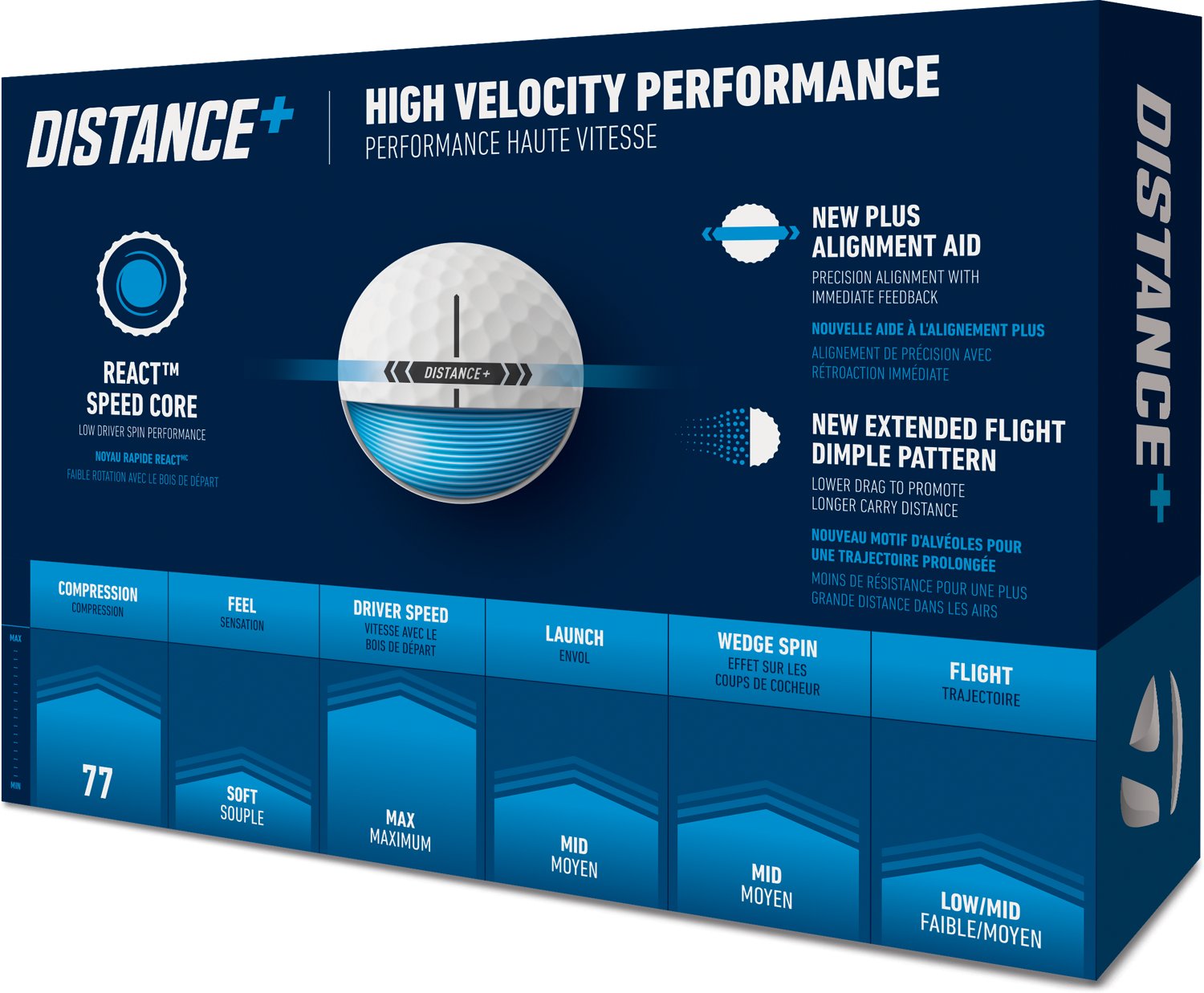 TaylorMade Distance+ Golf Balls 12-Pack                                                                                          - view number 2