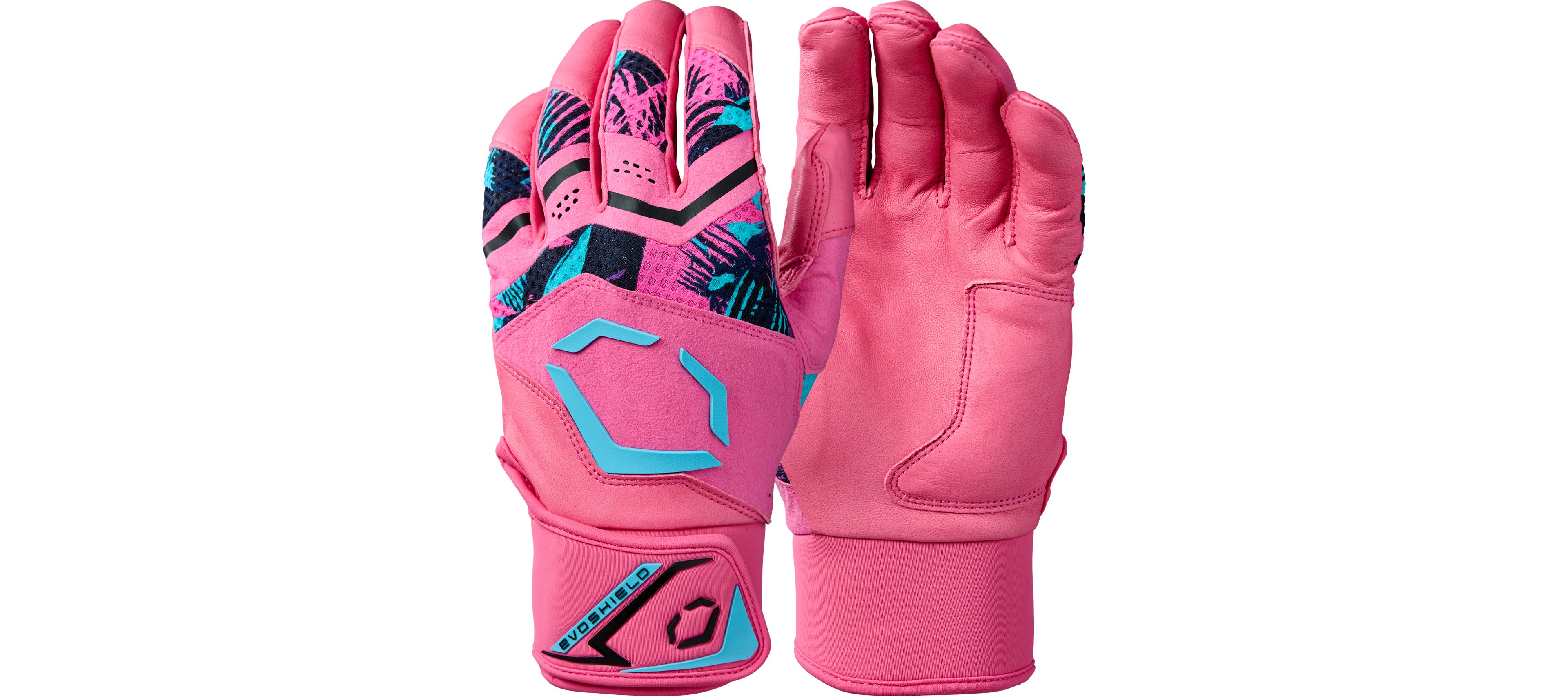 EvoShield Adult Carbyne Miami Vice Batting Gloves
