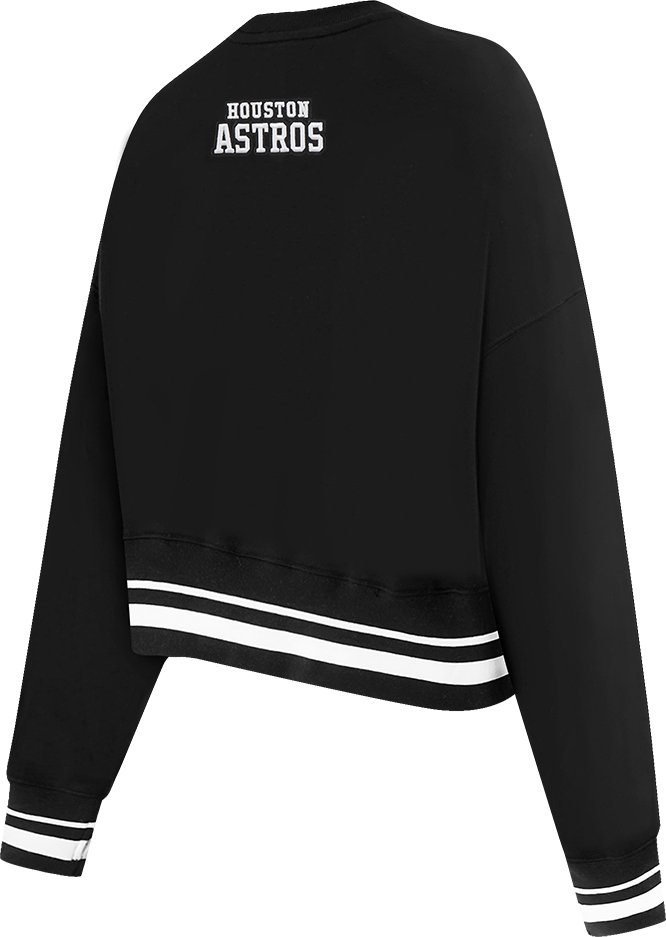 Pro Standard Women's Houston Astros Pearls Fleece Crew Neck - view number 4