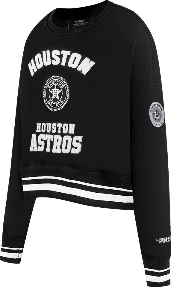 Pro Standard Women's Houston Astros Pearls Fleece Crew Neck - view number 2