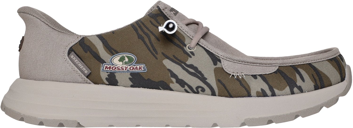 SKECHERS Men's Kornell Mossy Oak Slip-in Moc Toe Shoes